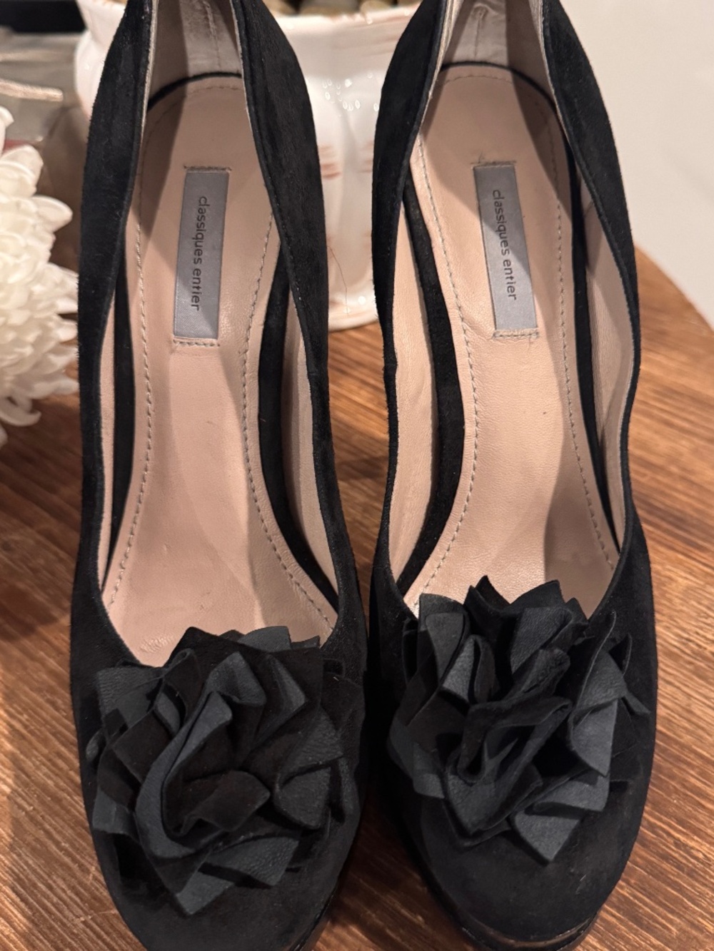Classiques Entier Black Suede Heels